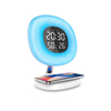 Foldable Led Lighting Modern Luxury Wireless Charging Electronic Display Screen Wake Up Night Light Table Desk Lamp