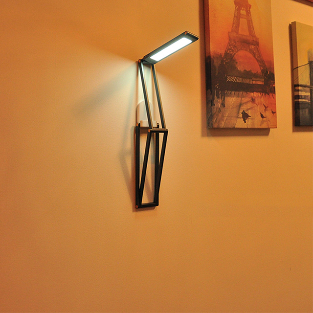 Table Reading Working Bedroom Lamps Black Study Lamp Usb Battery Waterproof Metal Desk Lamp
