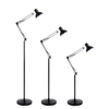 Modern Bedroom Home Office Decor Long Swing Arm Clip Table Lamp Black Led Desk Light Reading Working Floor Lamp