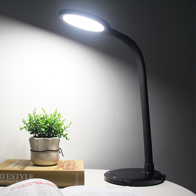 Portable Led Amazon Nordic Party Office Bedroom Working Reading Black Desk Lamp With Adapter