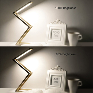 Table Lamp Brightness Dimmable Led For Living Room Bedroom Modern Contemporary Light Metal Desk Lamp