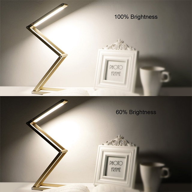 Table Lamp Brightness Dimmable Led For Living Room Bedroom Modern Contemporary Light Metal Desk Lamp