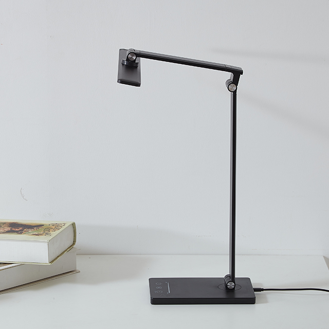 Led Desk Lamp Autodimming Rotatable Lamp Cap Dimmable Modern Office Working Reading Table Lamp With Adapter