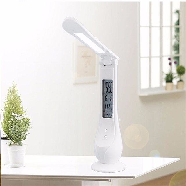 Bedside Table Lamp Sleep Lights Led Night Light With Usb Charging calendar Electronic Display read Desk Lamp