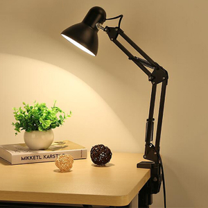 Detachable Arm Metal Office Clamp Work Table Led Lamp bedroom Design Clip Led metal Table Desk Lamp