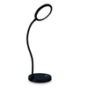 Eye Caring Gooseneck Portable Table Lamp Led Modern Creative Black Bedroom Rechargeable Reading Desk Lamp