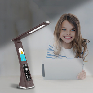 High Quality Table Lamp For Bedroom Nightlight Presents Lcd Screen Usb Rechargeable Desk Light Lamp