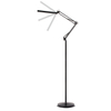 Hot Sale Modern Led Foldable Lamps Up And Down Corner Floor Lamp For Living Room Bedroom Black Led Floor Light