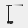 Modern Minimalist Stepless Brightness Fast Wireless Charging Foldable Aluminum Alloy Office Black Table Lamp With Night 