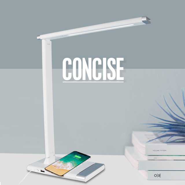 Medium And Large Led Table Lamp Temperature Regulation For Hotel Room Bedside Modern Oriental Wireless Charging Desk Lamp