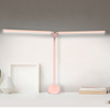 Standing Tow Head LED Touch Dimmable Foldable Reading Clip Double Head USB Working Desk Lamp with Battery