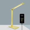 Led Light Gold Table Lamp With App Eyecaring Autodimming Wireless Charging Reading Desk Lamp
