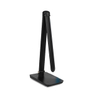 Desk Lamp High Intensity Led Phone Dock Small Cordless Round Dome Reading Light Black Acrylic Desk Light With Adapter