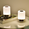 Study Lamp Warm Color Super Light For Gift Mini Cheap Bluetooth Rechargeable Desk Lamp With Battery Speaker