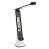 Three Color Dimming Folding Time Date Alarm Clock Temperature LCD Screen Table Lamp for Book Reading
