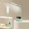 Modern Double Head Eye Care LED Pen Holder storage twin head Dimmable Rechargeable bedroom reading Desk Lamp