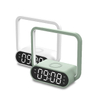 Modern Abs Creative Wireless Fast Charging Electronic Display Screen Alarm Clock Usb Output Led Desk Lamp