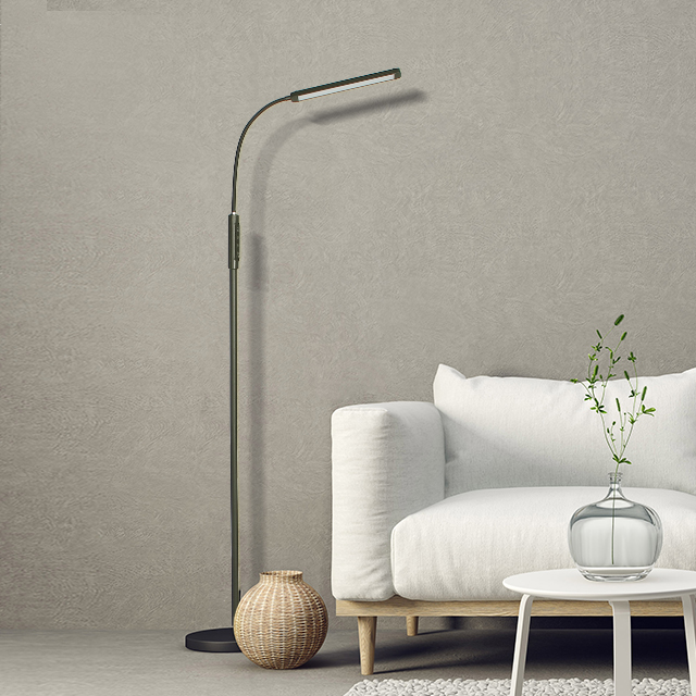 Floor Lamps For Living Room Modern Home Led Lamp With Remote Control Function Lights Metal Black Led Floor Light