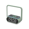 Modern Abs Creative Wireless Fast Charging Electronic Display Screen Alarm Clock Usb Output Led Desk Lamp
