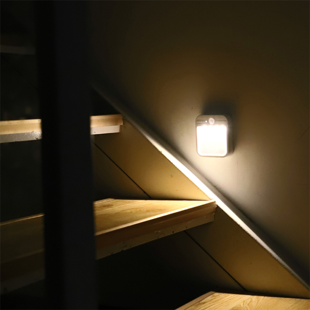 Modern Sensing Led Wall Up Portable Usb Small Lamp Bedroom Office Rechargable Infrared Sensor Night Light