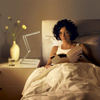 Modern Creative Table Lamp Led Rechargeable Nordic Light Luxury Bedside Reading Working Metal Desk Lamp