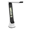 Three Color Dimming Folding Time Date Alarm Clock Temperature LCD Screen Table Lamp for Book Reading