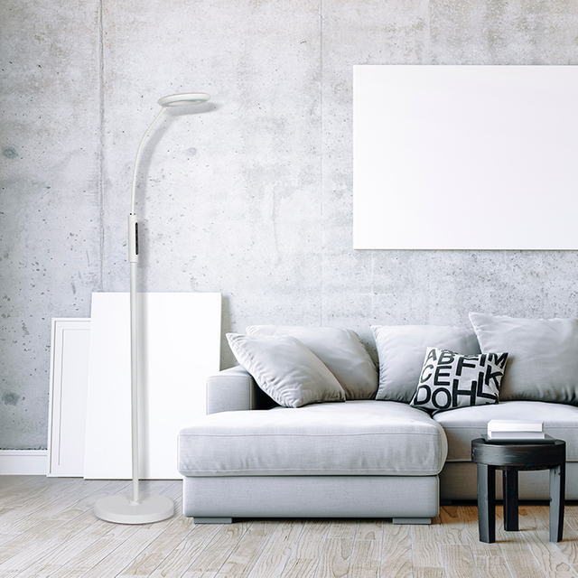 Modern Nordic Standing Black Metal Silica Study Reading Bedroom With Remote Control Function Led Floor Light Lamp for amazon adjustable torchiere factory wholesale european