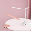 Standing Tow Head LED Touch Dimmable Foldable Reading Clip Double Head USB Working Desk Lamp with Battery