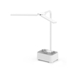 Modern Led Double Head Pen Holder Usb Touch Bedroom two head Rechargeable twin head Desk Lamp With Battery