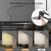 Hot Sale Modern Led Foldable Lamps Up And Down Corner Floor Lamp For Living Room Bedroom Black Led Floor Light