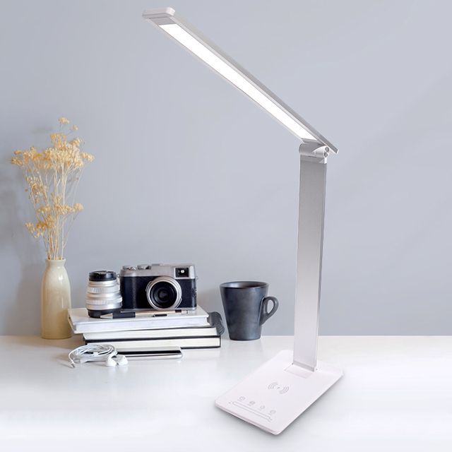 Classical Table Victorian Farmhouse Pineapple Proceline Guangdong Art Stlye For Hotel Wireless Charging Geometric Desk Lamp