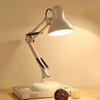 Metal Material Bedside Lamp Multiple Lighting Angles Desk Light Classic Foldable Flexible Long Arm Black Led Desk Lamp