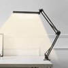 Amazon Hot Sale Touch Control Metal Led Stand Clip Desk Lamp with Long Arm Clamp Computer Working Lighting For Living Room Bedroom Office Table Lampe