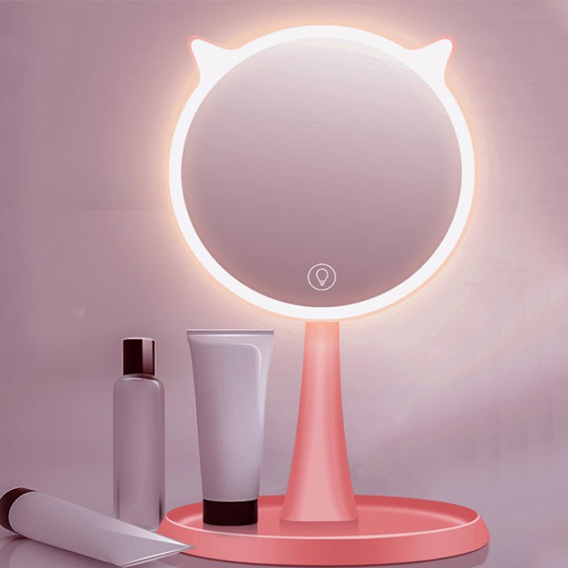 Bedside Modern Table Lamp Usb Portable Led Touch Control Bedroom Night Make Up Desk Lamp With Battery