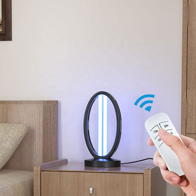 Modern Ultraviolet Rays Office Lamp Portable Led Household Bedroom Disinfection Black Work Desk Light Lamp