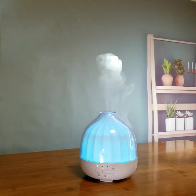Portable Simplicity Led Round Plastic Moldern Little Small Circle Usb Bedroom Aromatherapy Table Desk Lamp 