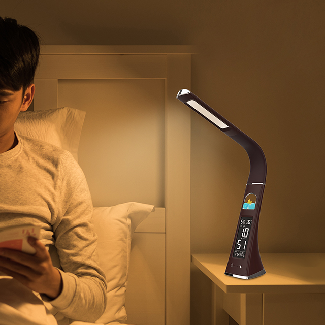 Table Lamp Night Light Good Quality Swan Neck Thin Crystal Display foldable Led Charging Read Desk Lamp