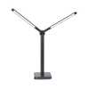Large Light Luxury Computer Table Led Free Lighting Office Double Head Metal Desk Lamp With Adapter
