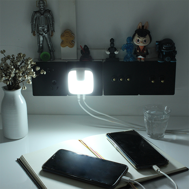 New Kid Sleeping LED Night Lamp Rechargeble USB charging output port Decorative desk lamp Night Light