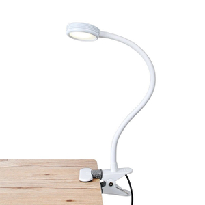 Eye Friendly Superior Quality Led Night Light Bedroom Metal Clip Modern Reading Working Desk Lamp